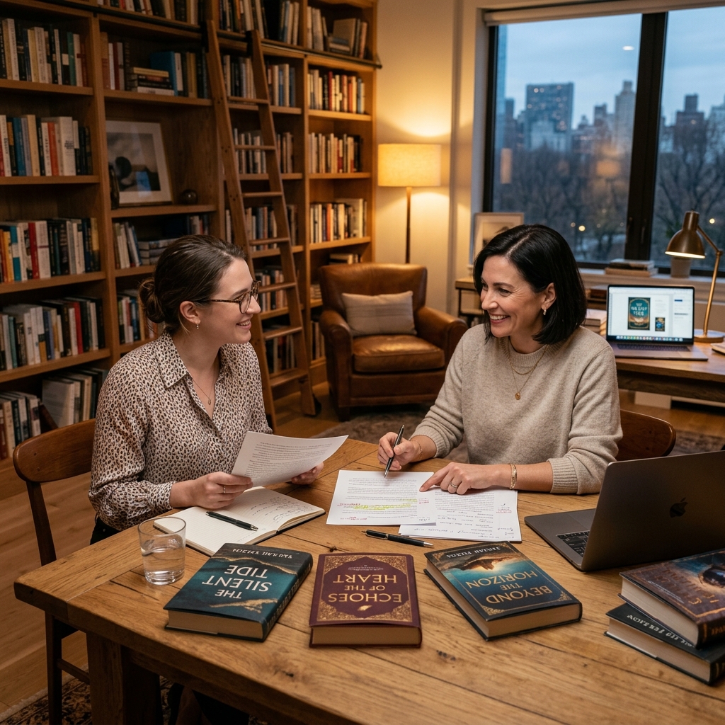 Publishing Team Consulting with Author
