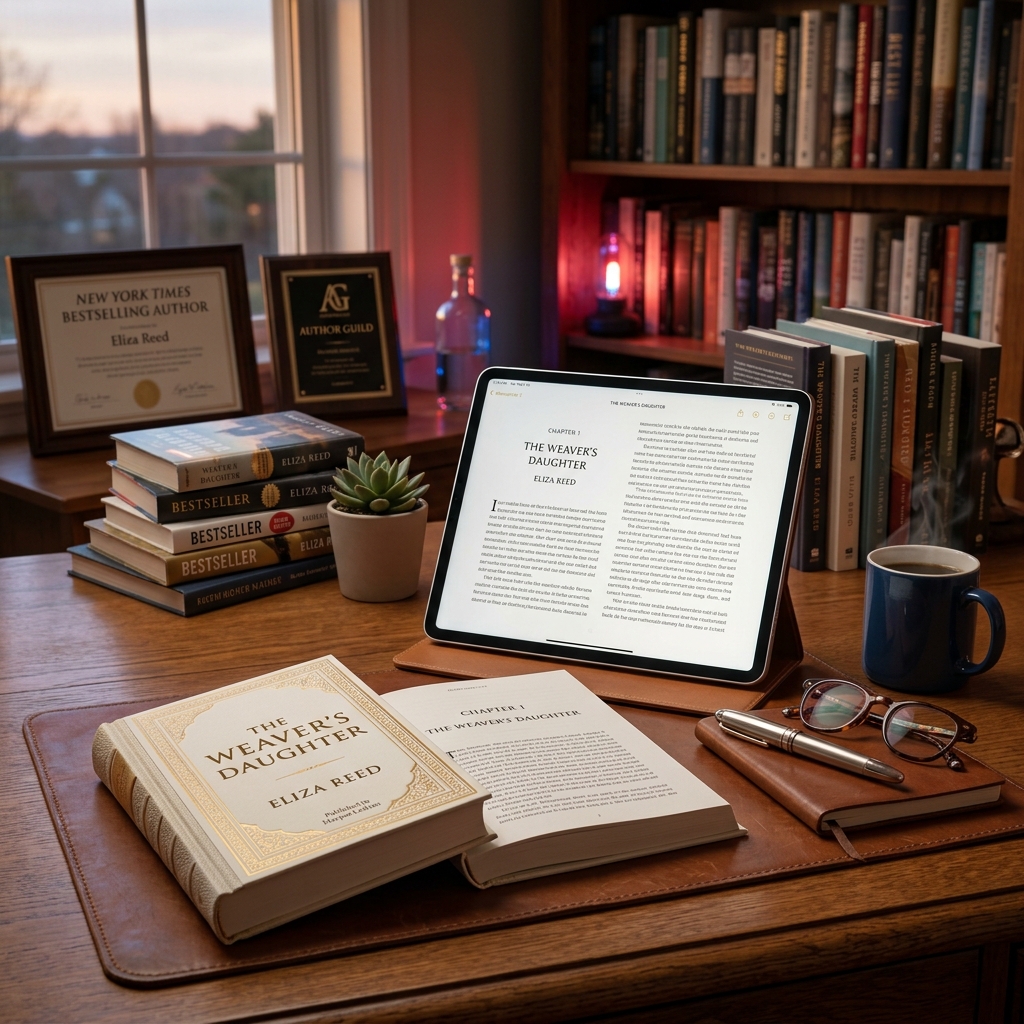 Author publishing consultation desk visual